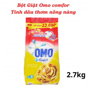 Bột Giặt Omo comfor Tinh dầu thơm 2.7kg